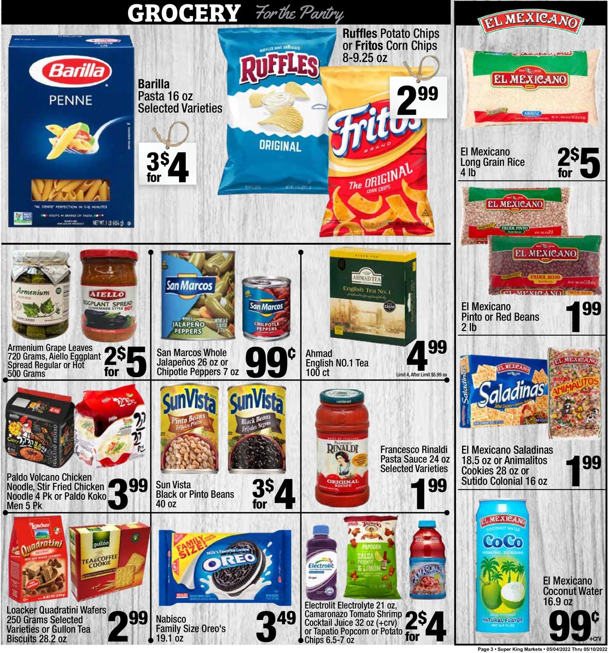 Catalogue Super King Market from 05/04/2022