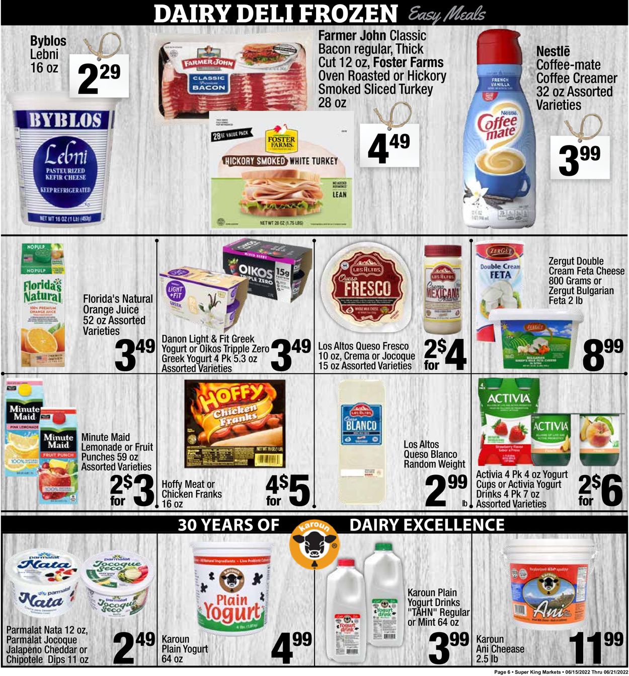 Catalogue Super King Market from 06/15/2022