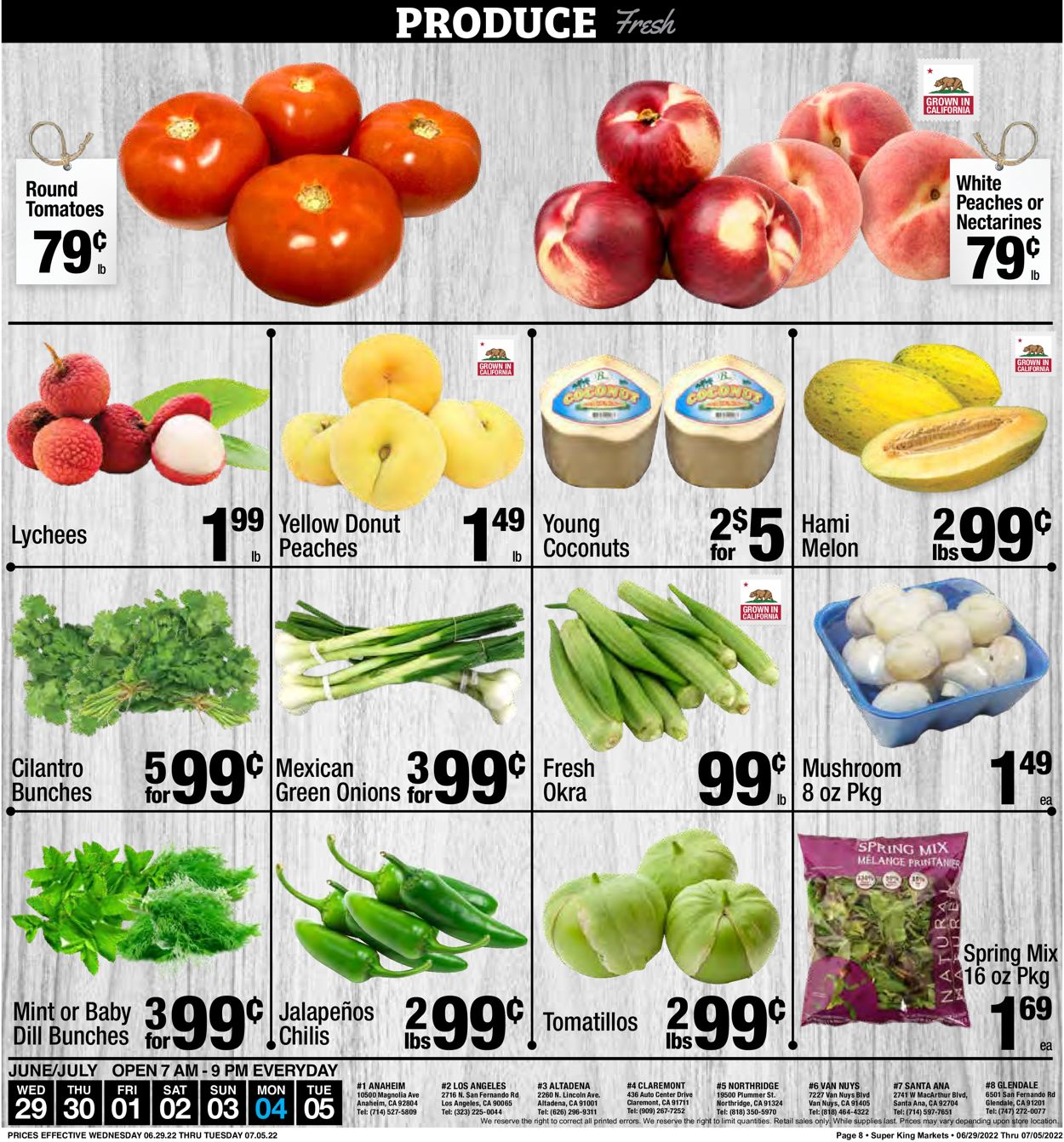 Catalogue Super King Market from 06/29/2022