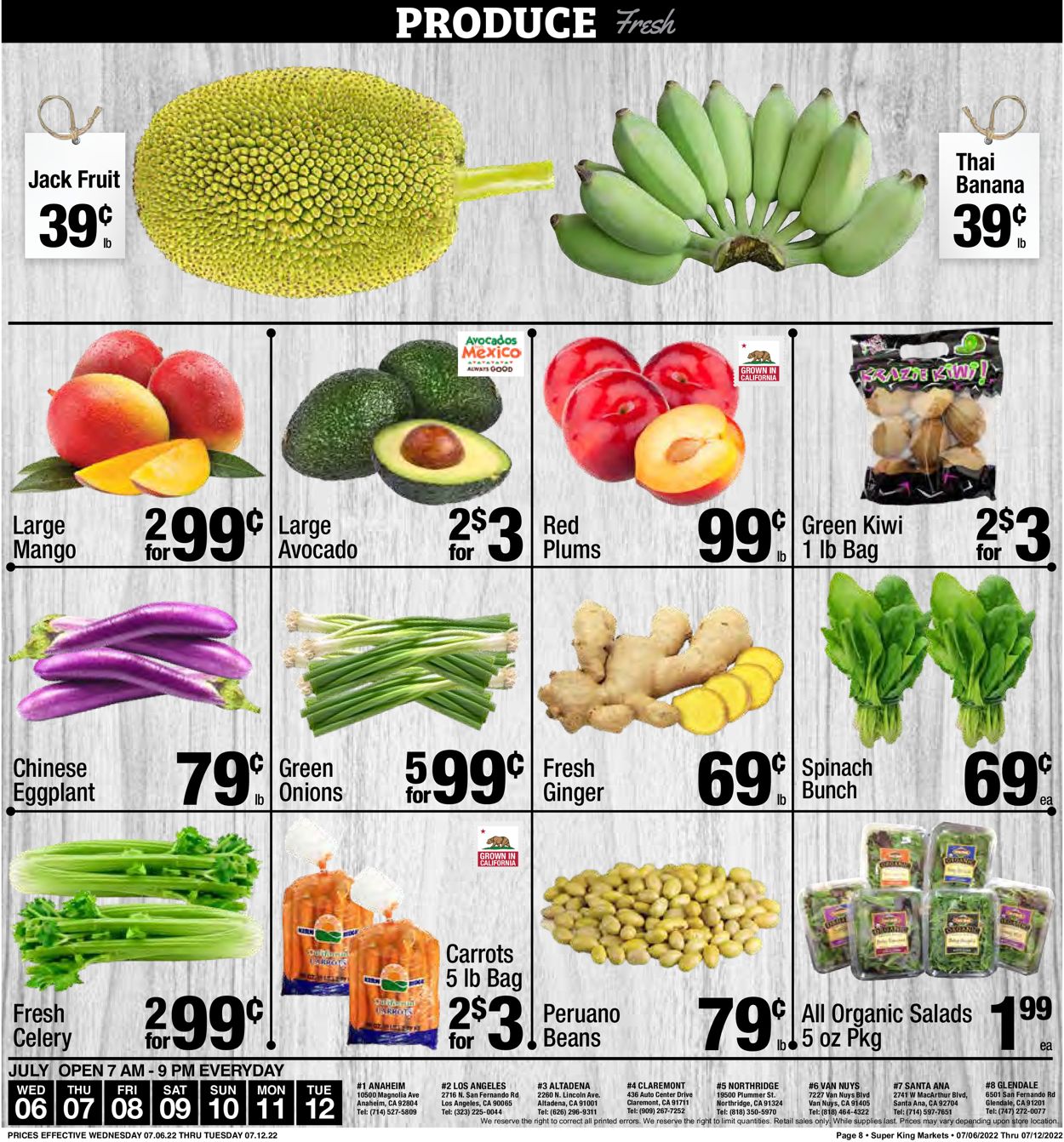 Catalogue Super King Market from 07/06/2022