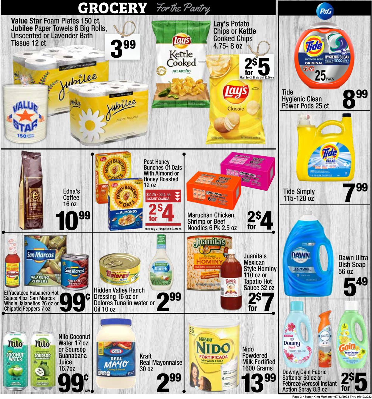Catalogue Super King Market from 07/13/2022