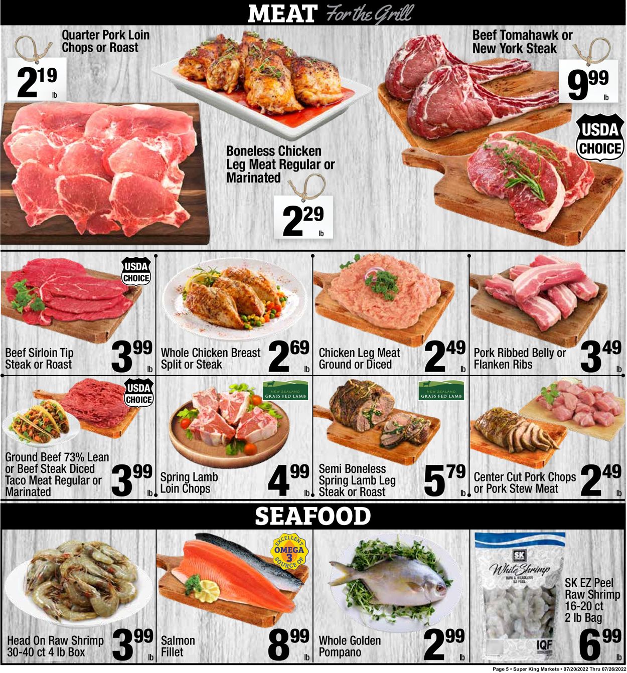 Catalogue Super King Market from 07/20/2022