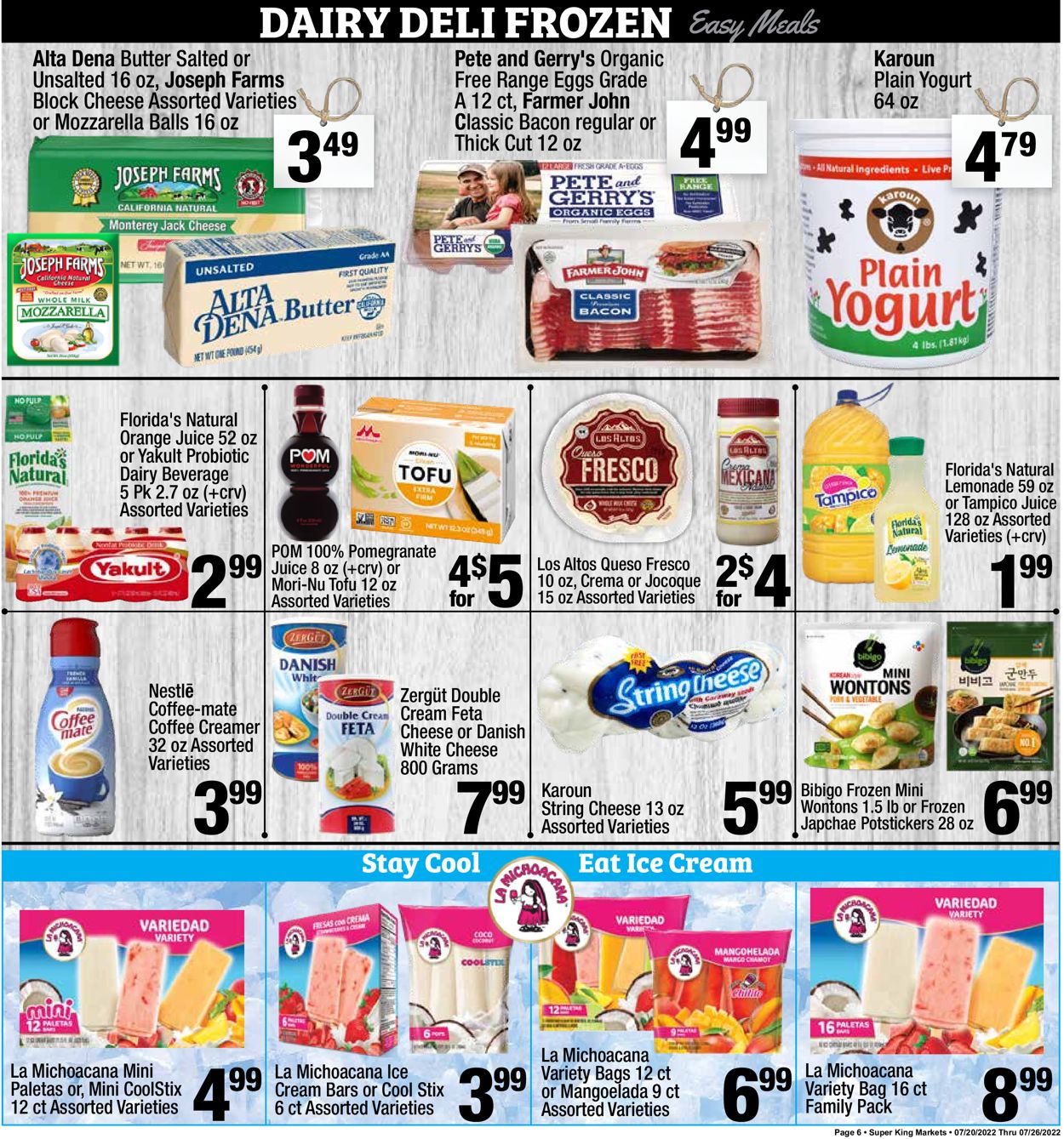 Catalogue Super King Market from 07/20/2022