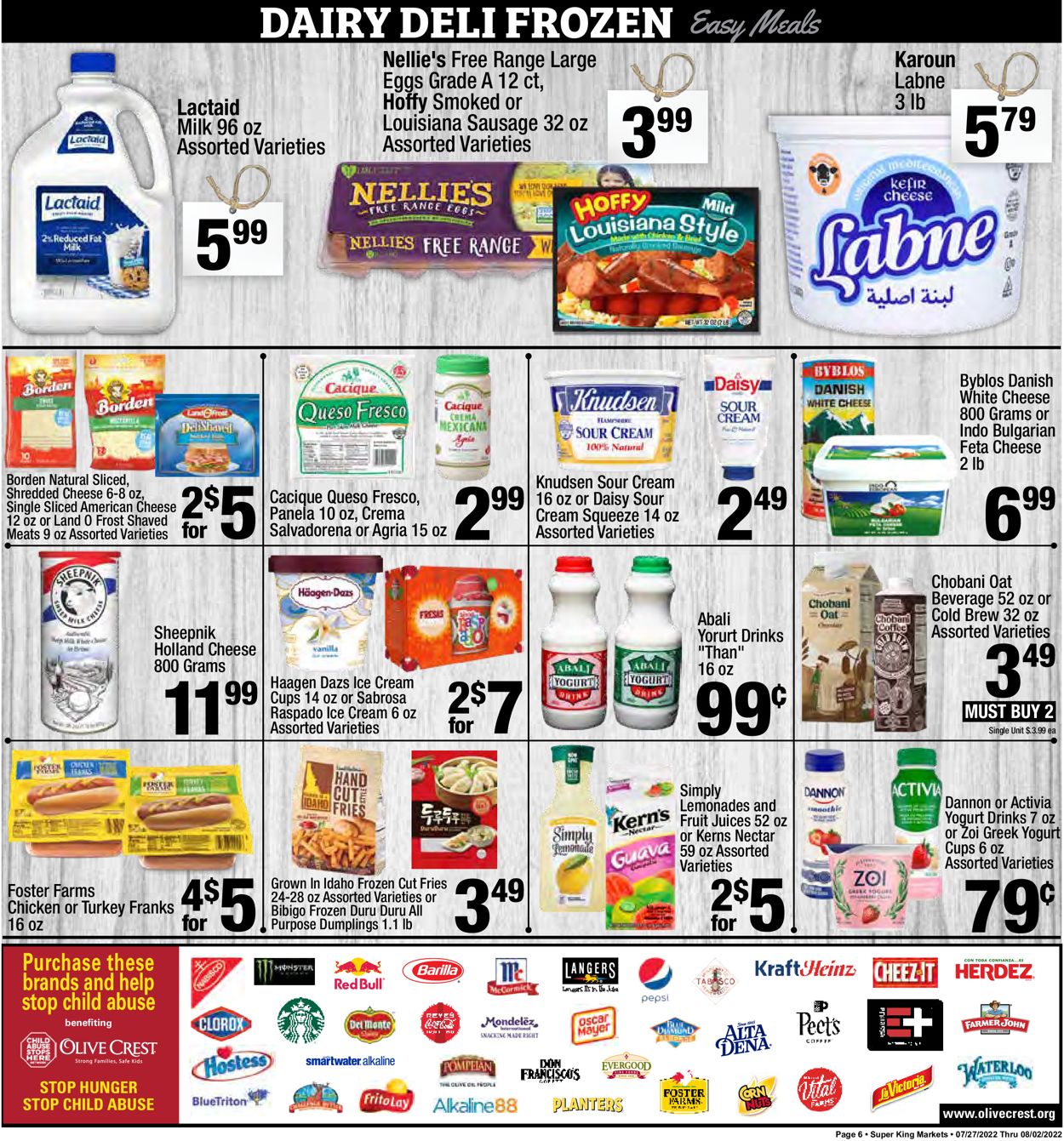 Catalogue Super King Market from 07/27/2022