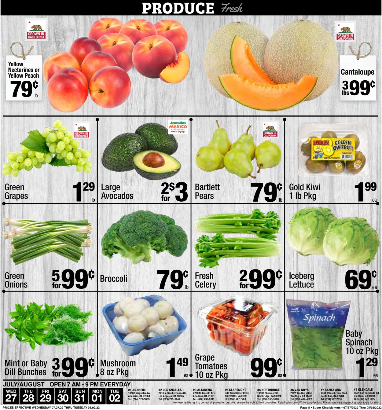 Catalogue Super King Market from 07/27/2022