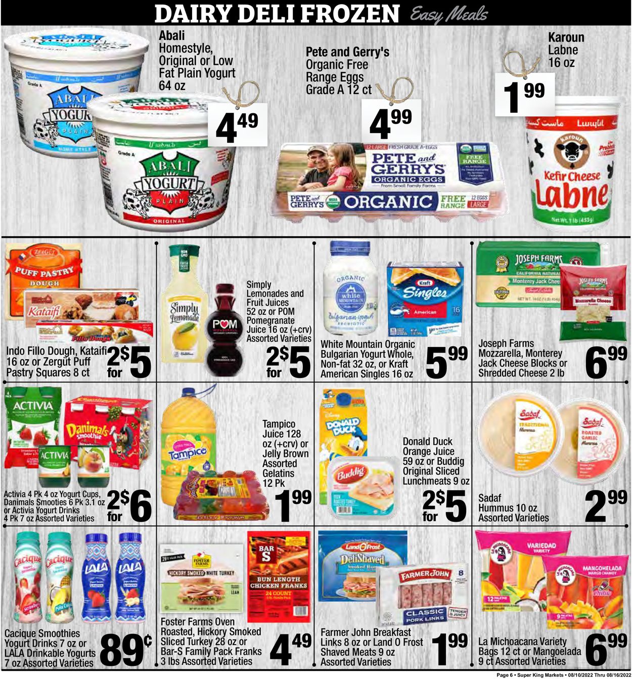 Catalogue Super King Market from 08/10/2022