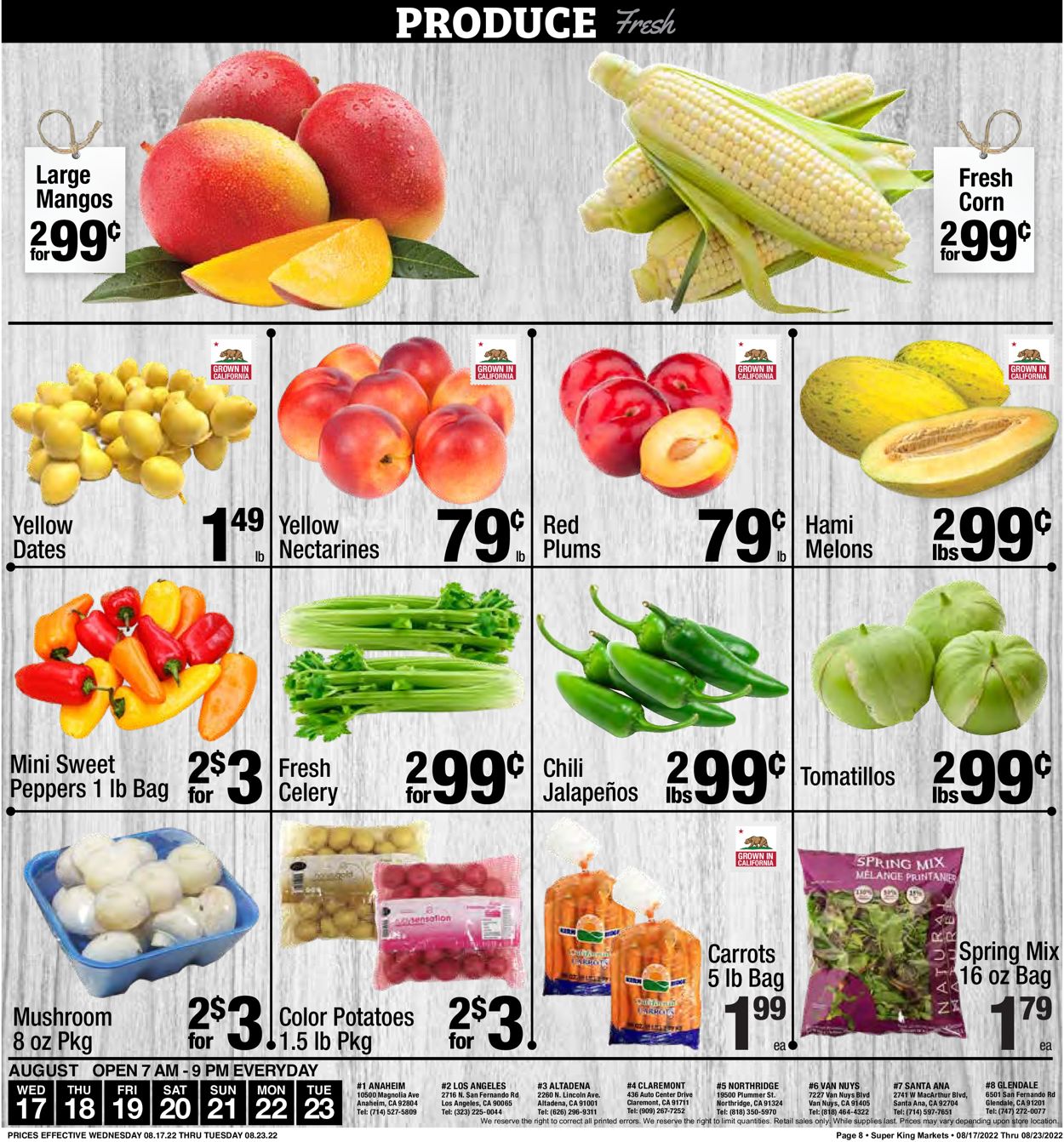 Catalogue Super King Market from 08/17/2022