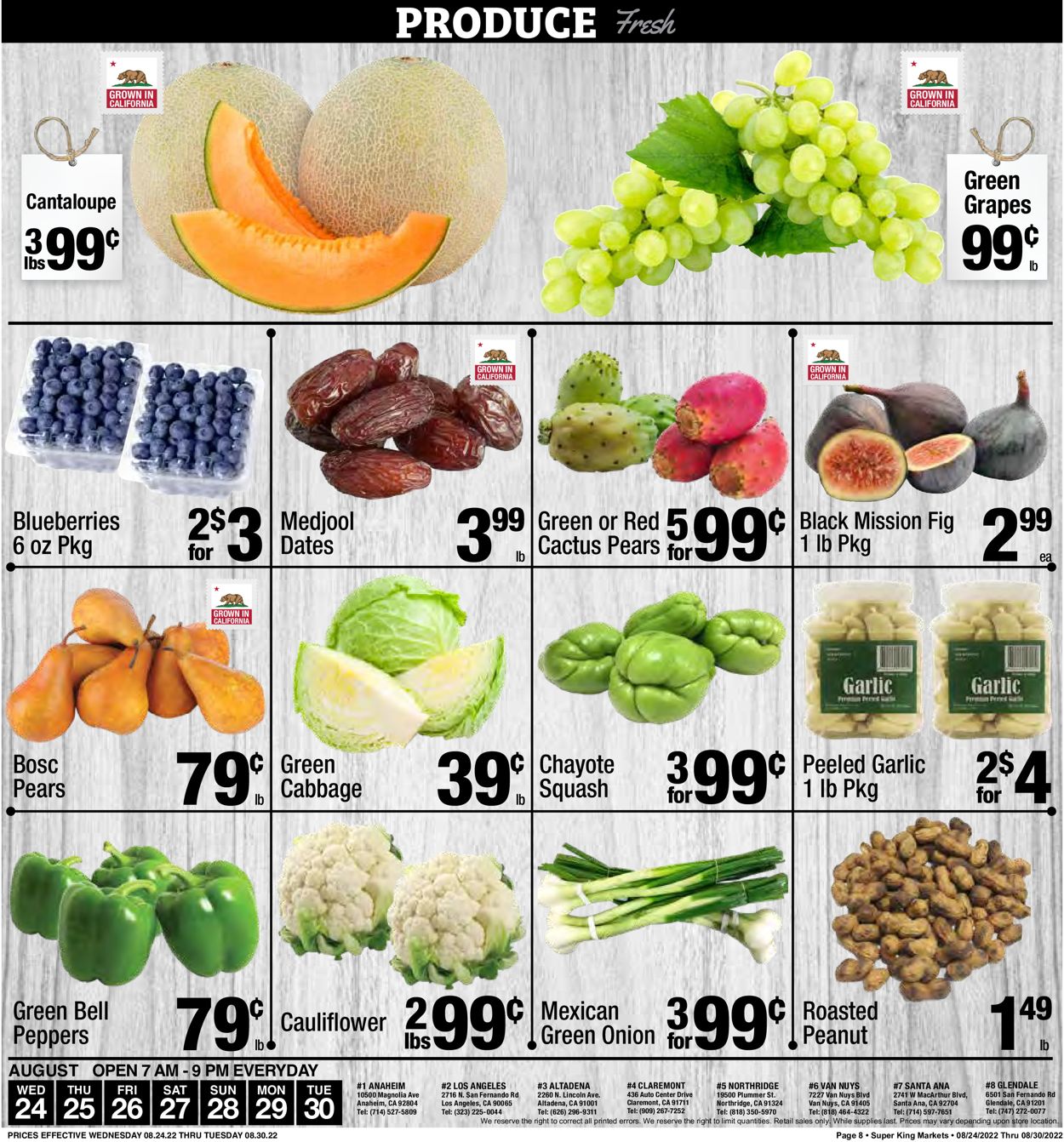 Catalogue Super King Market from 08/24/2022