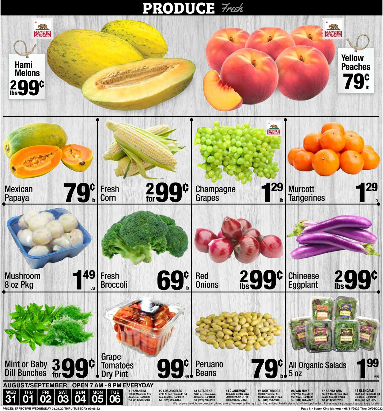 Catalogue Super King Market from 08/31/2022