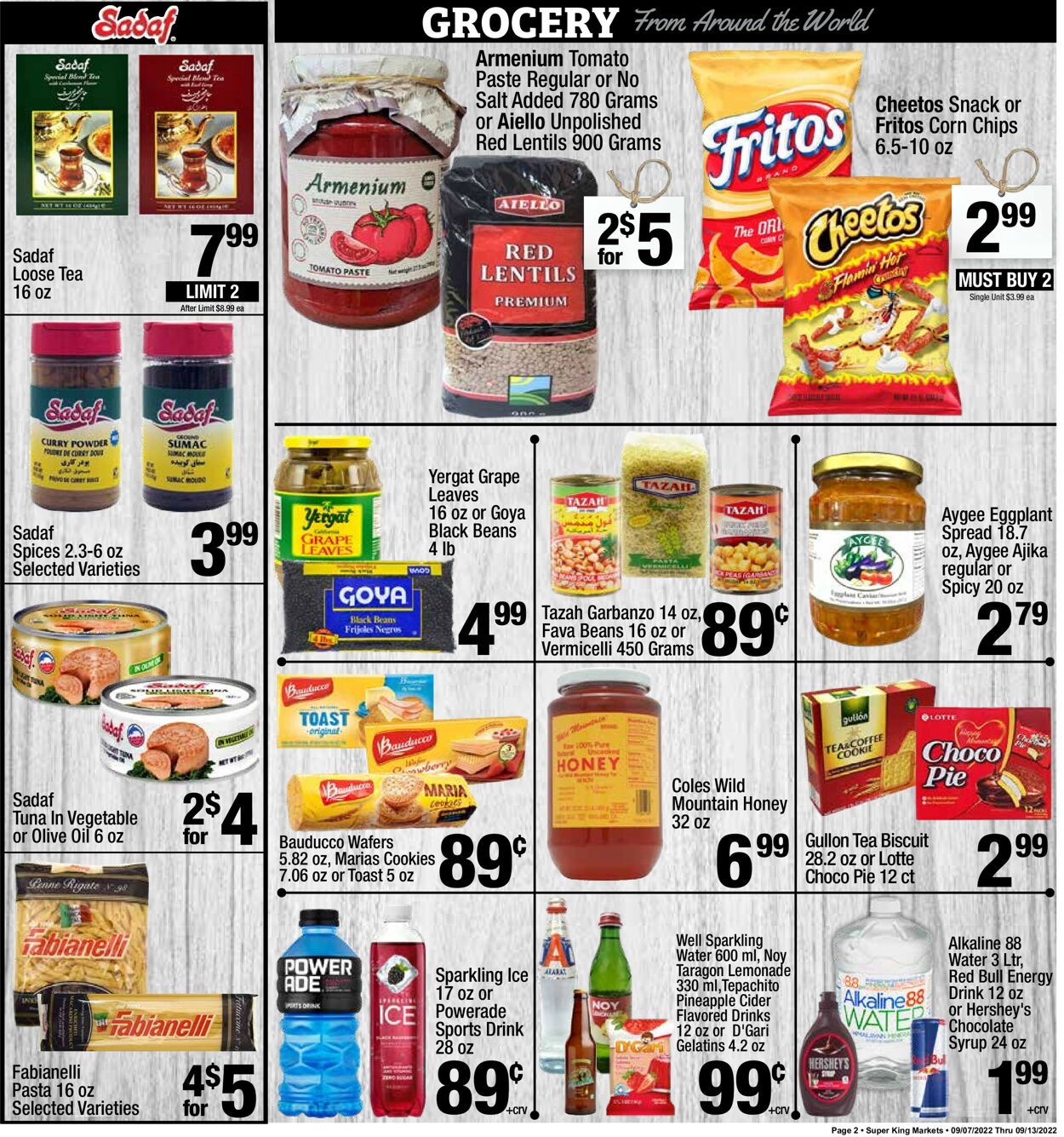 Catalogue Super King Market from 09/07/2022