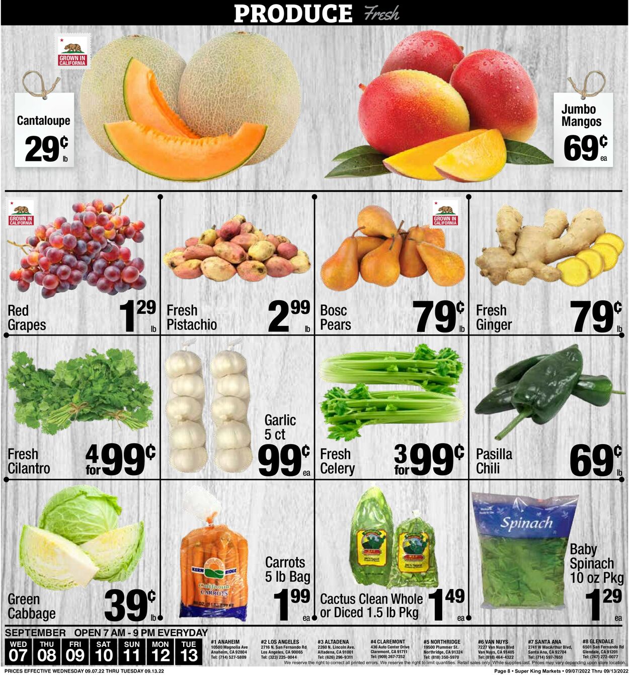 Catalogue Super King Market from 09/07/2022