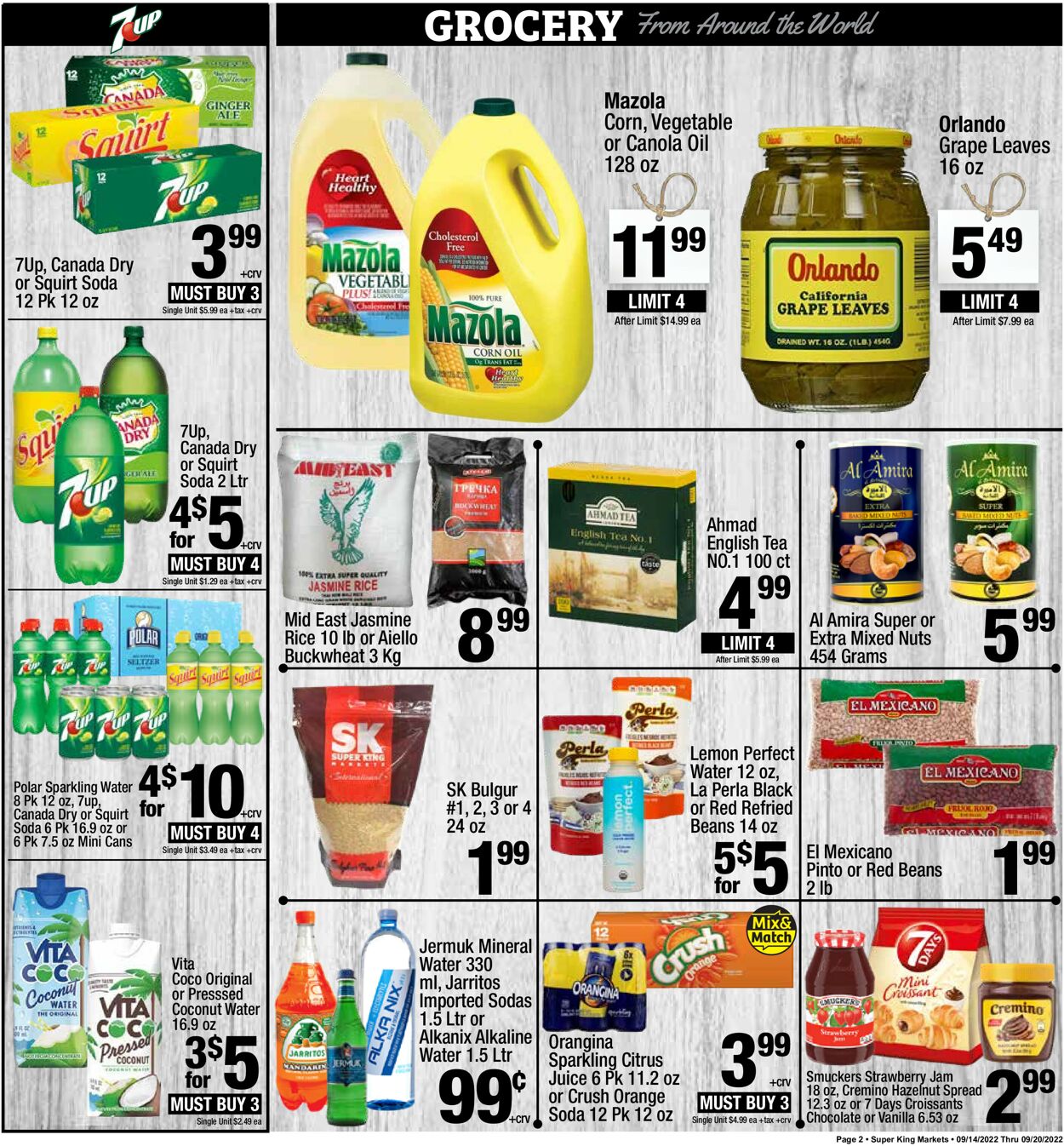 Catalogue Super King Market from 09/14/2022