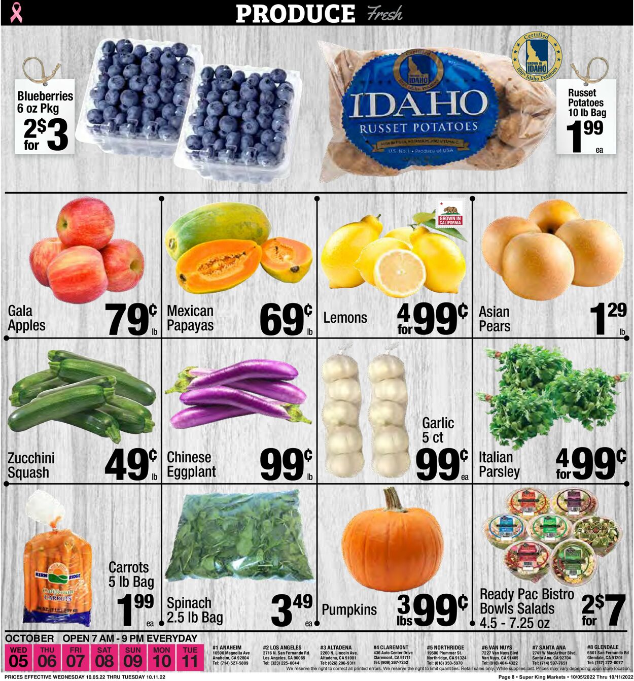 Catalogue Super King Market from 10/05/2022