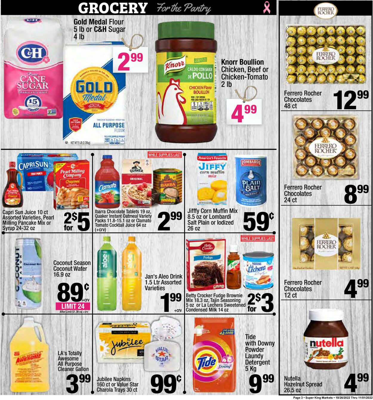 Catalogue Super King Market from 10/26/2022