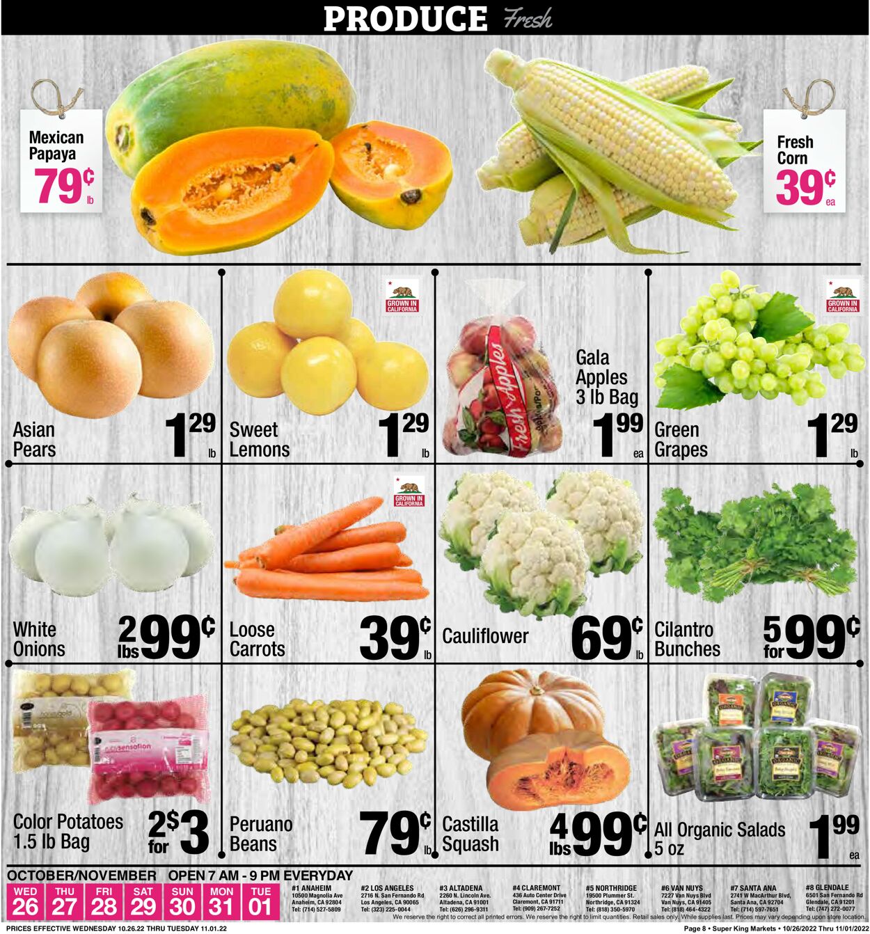 Catalogue Super King Market from 10/26/2022