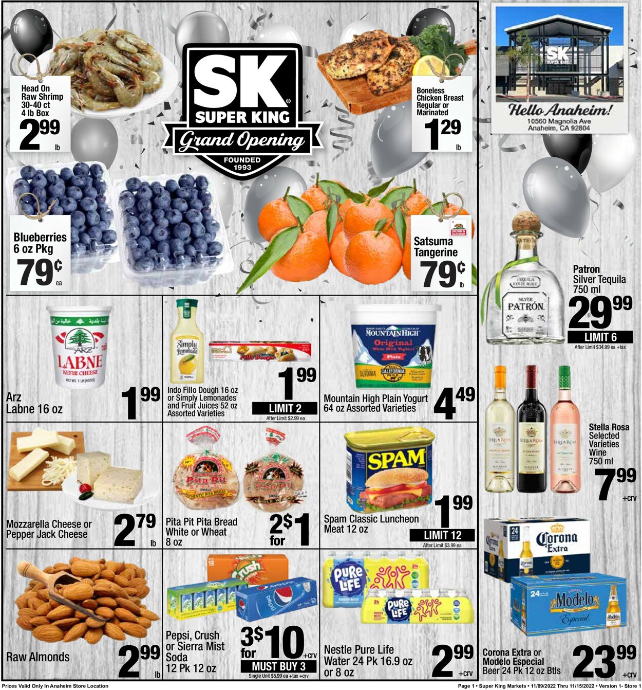 Catalogue Super King Market from 11/09/2002
