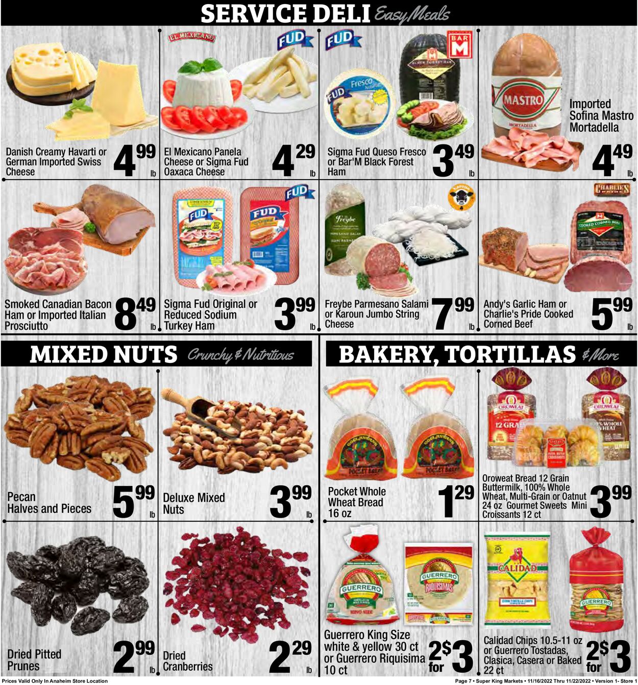 Catalogue Super King Market from 11/16/2022