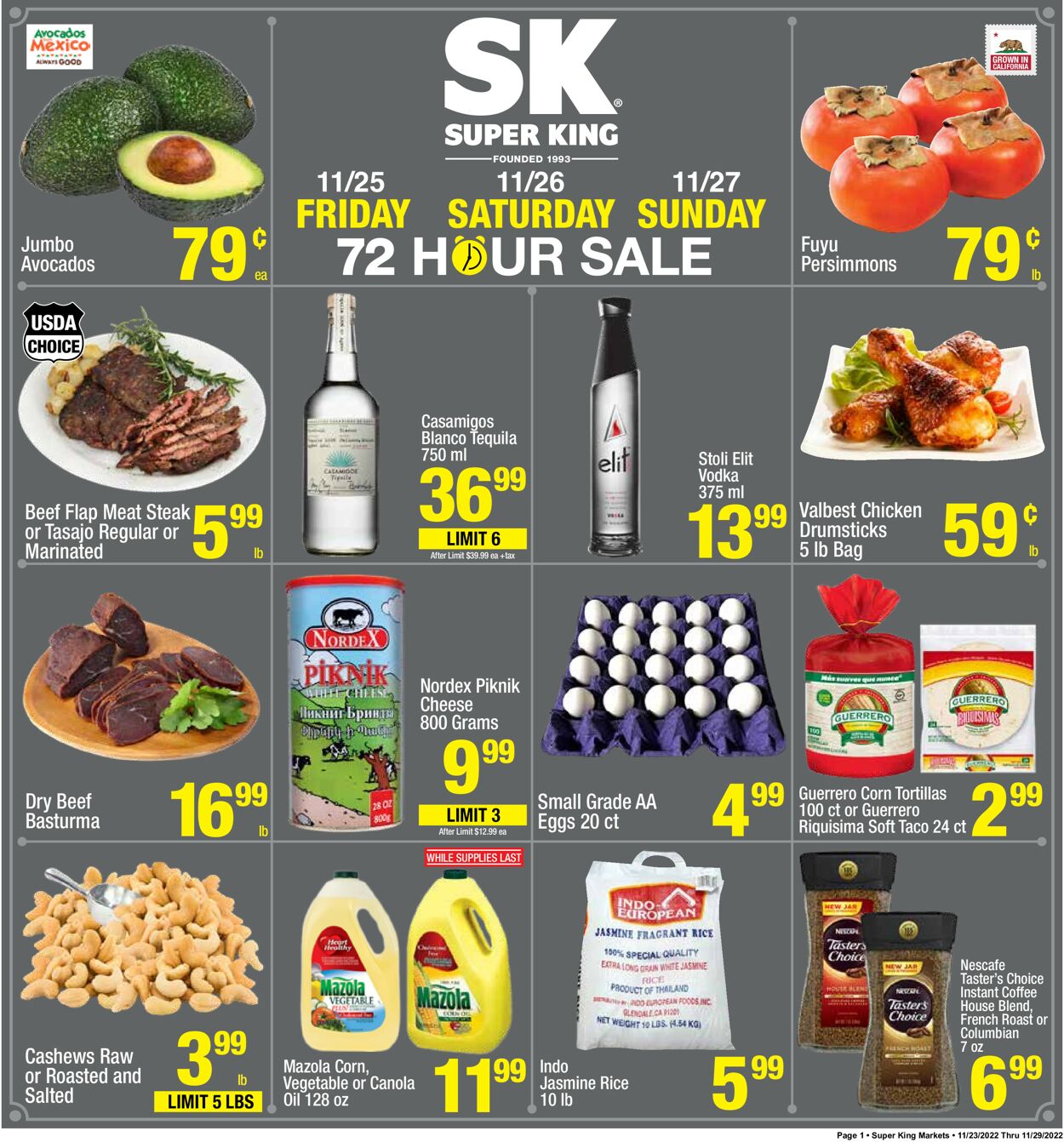 Catalogue Super King Market from 11/23/2022