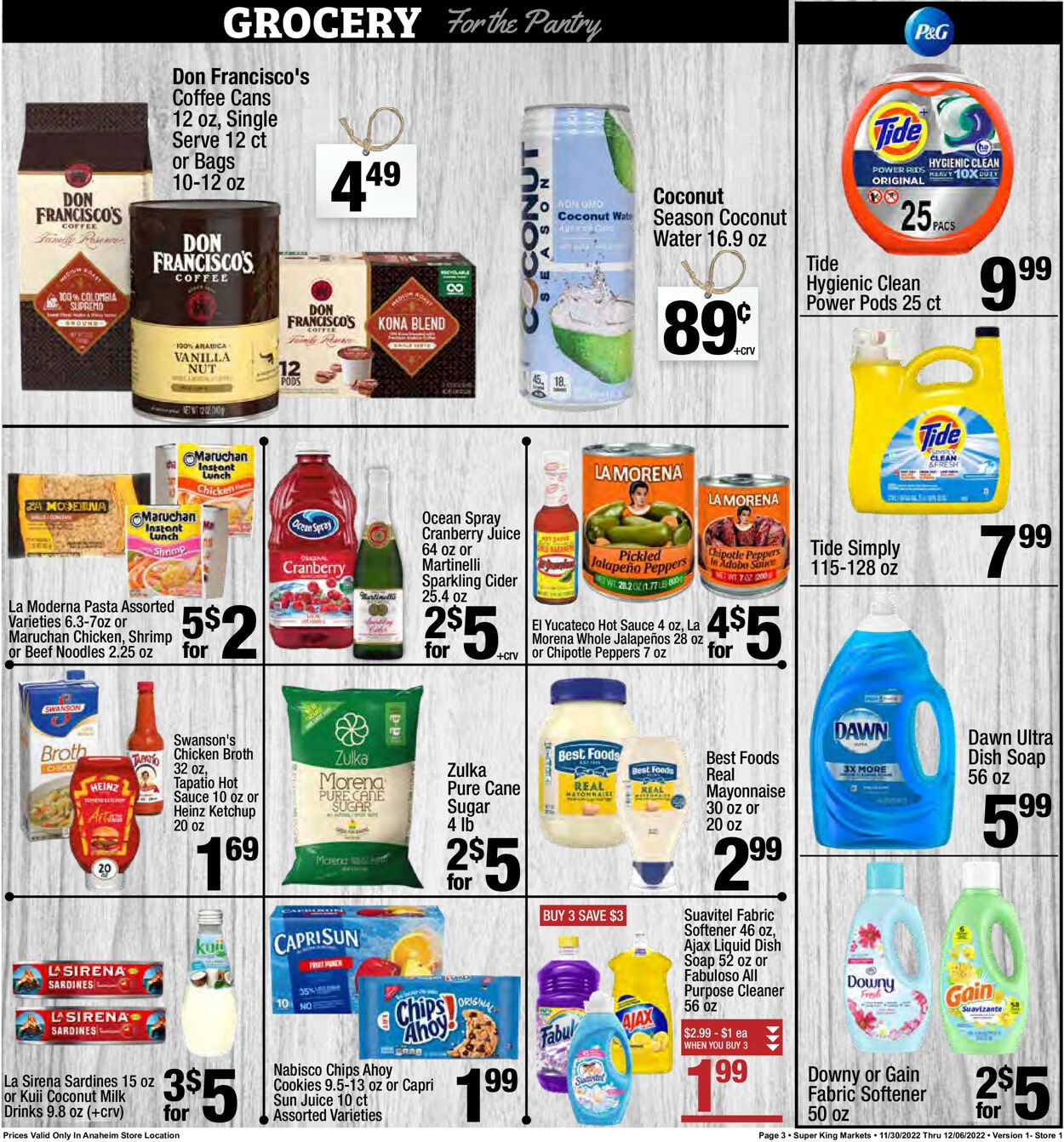Catalogue Super King Market from 11/30/2022