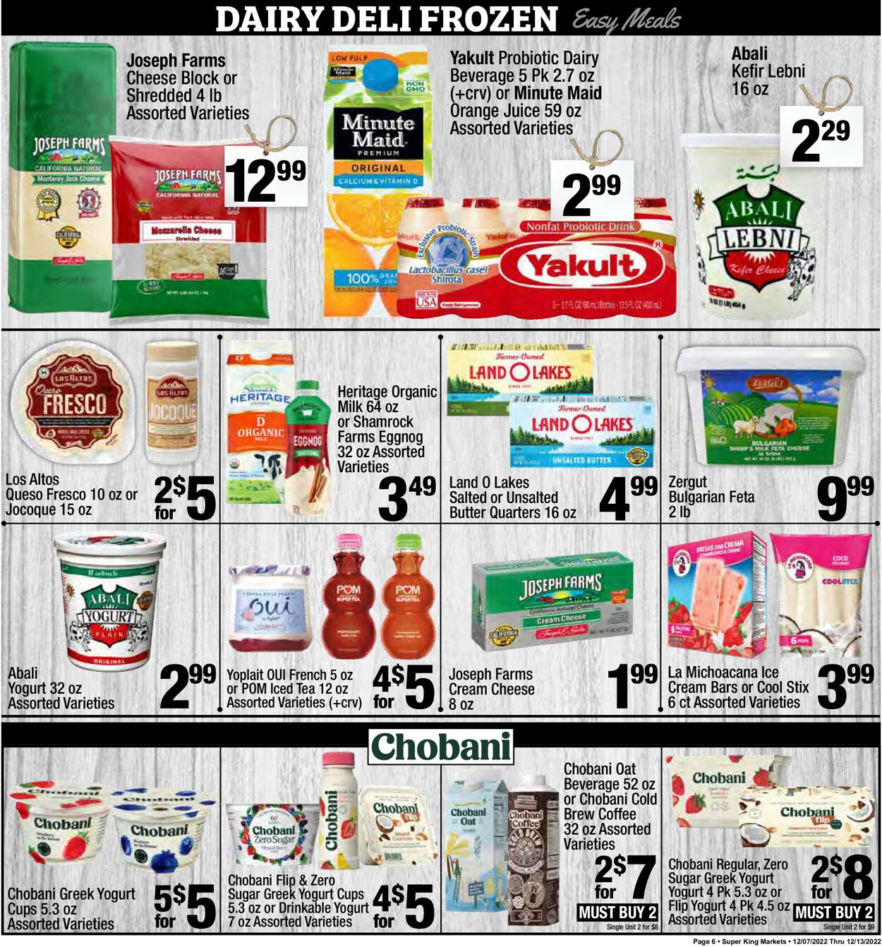 Catalogue Super King Market from 12/07/2022
