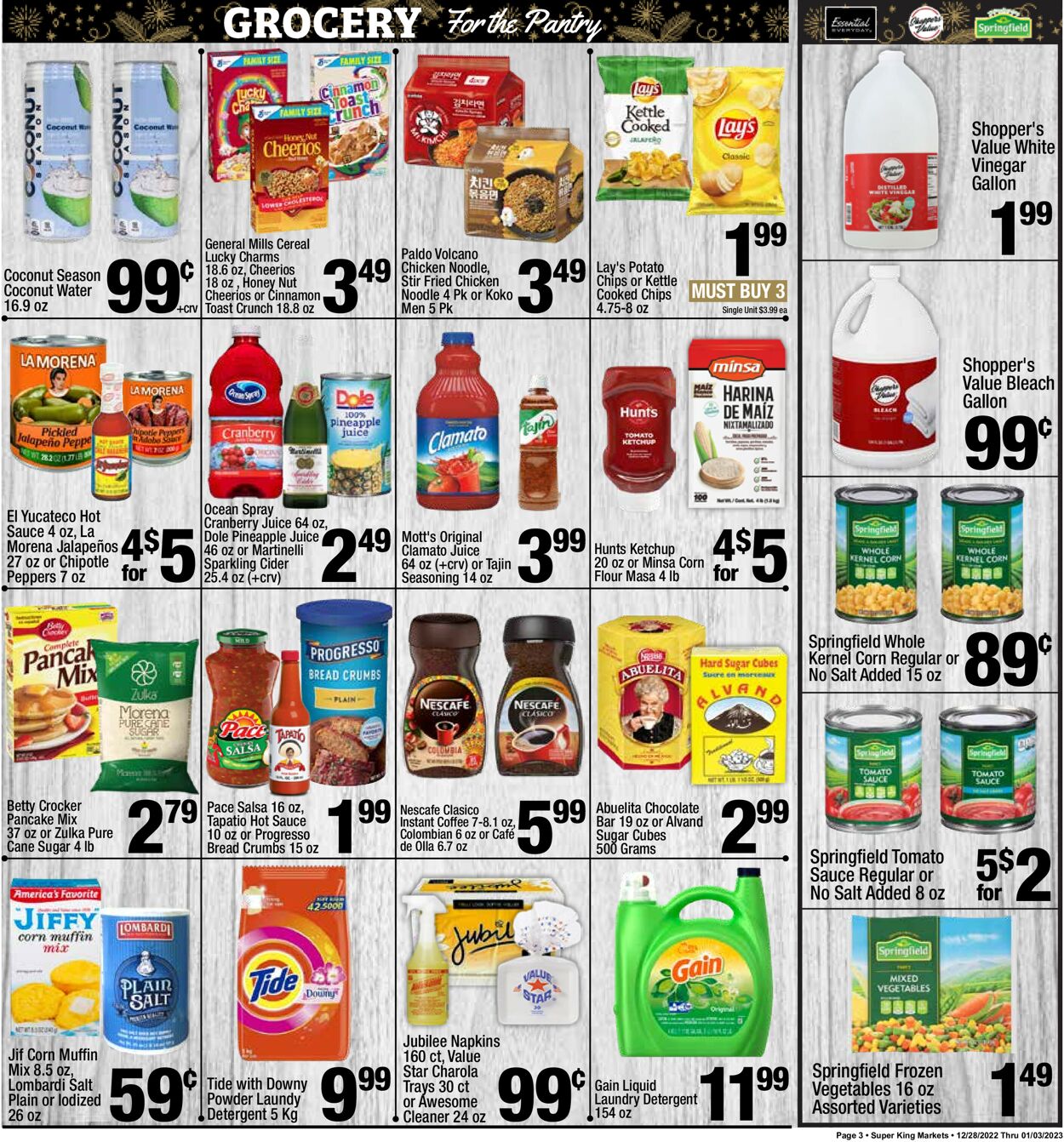 Catalogue Super King Market from 12/27/2022
