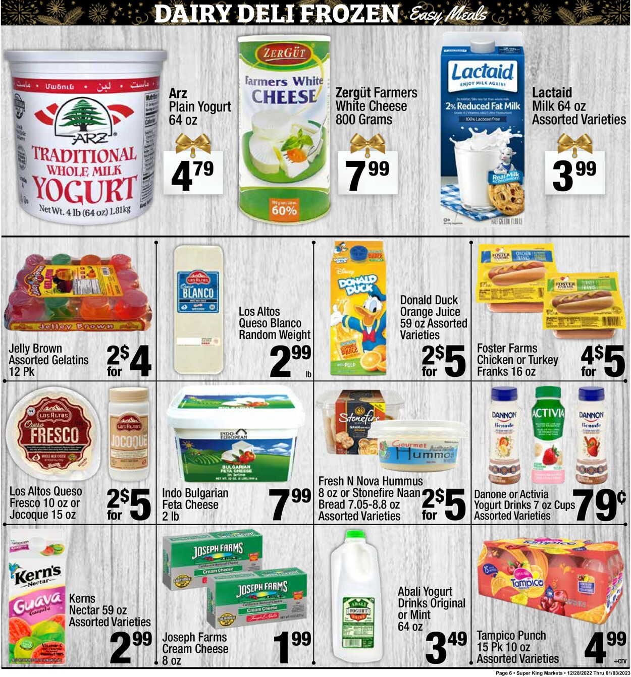 Catalogue Super King Market from 12/27/2022