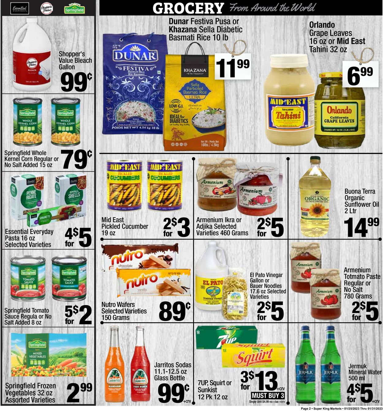 Catalogue Super King Market from 01/25/2023