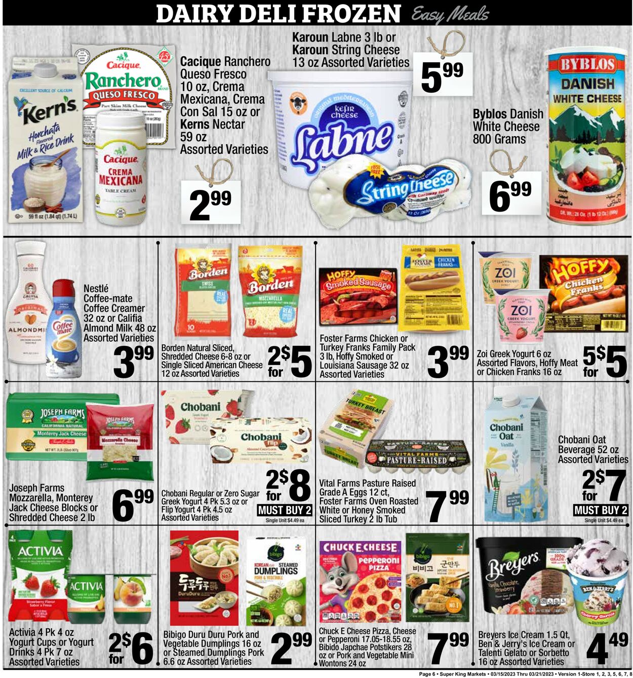 Catalogue Super King Market from 03/15/2023