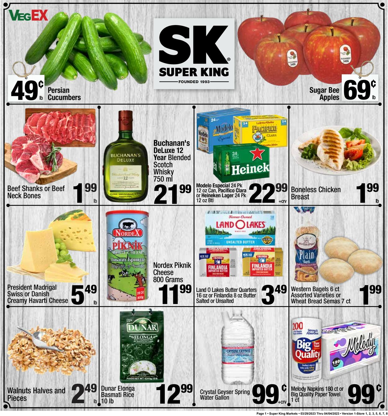 Catalogue Super King Market from 03/29/2023