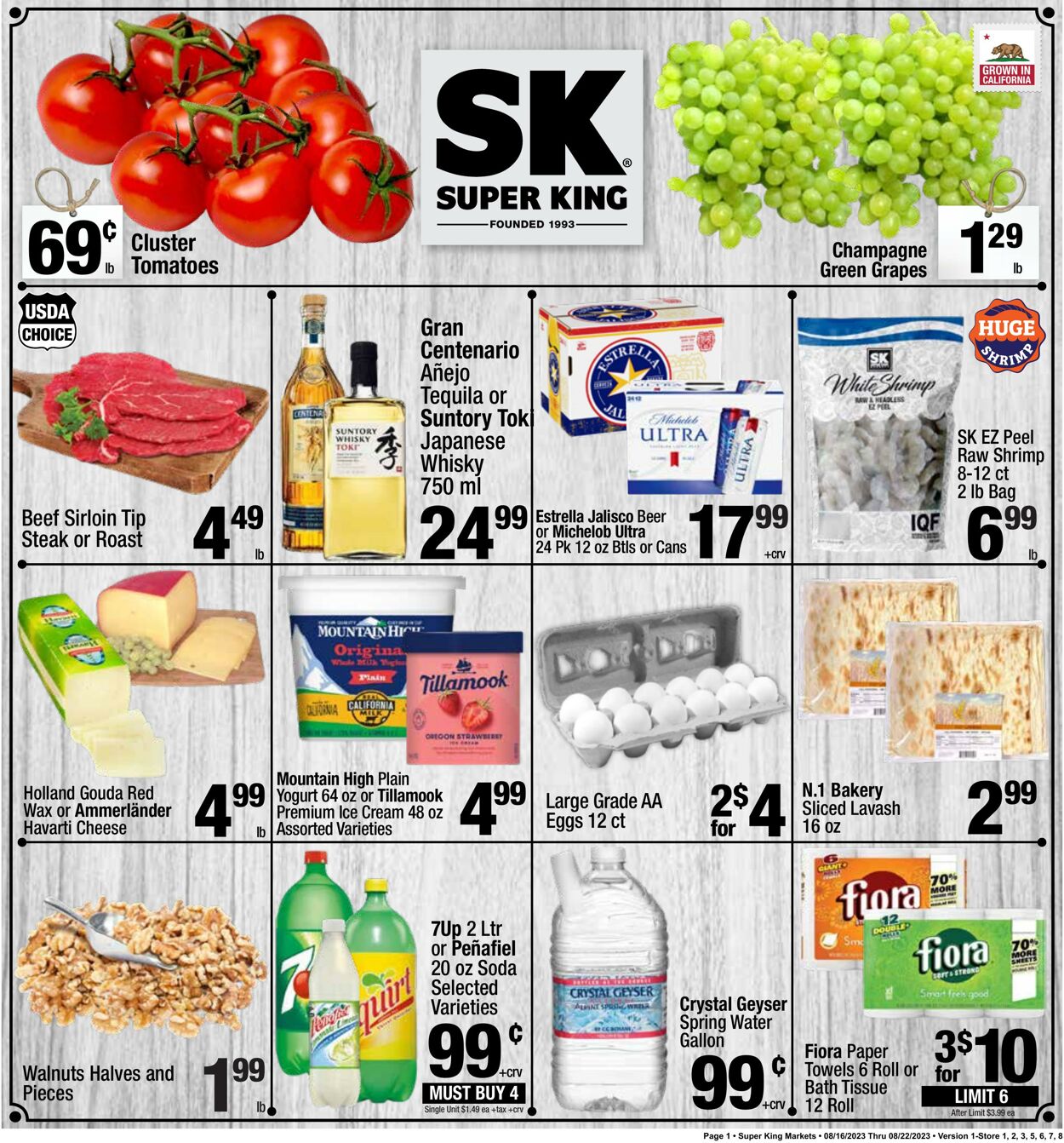 Catalogue Super King Market from 08/16/2023
