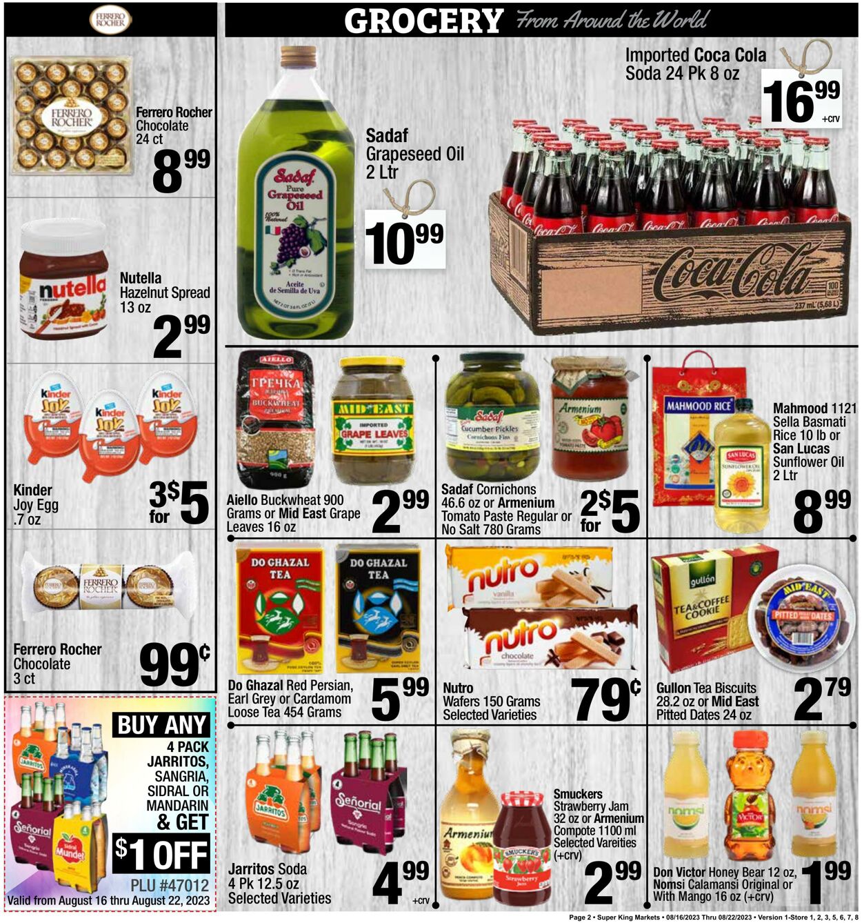 Catalogue Super King Market from 08/16/2023