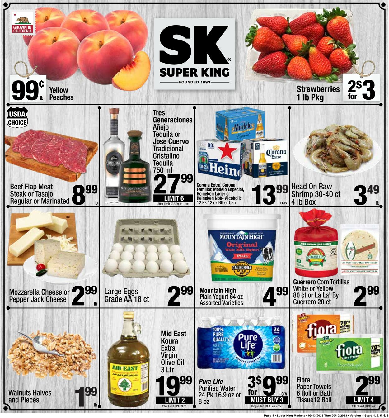 Catalogue Super King Market from 09/13/2023