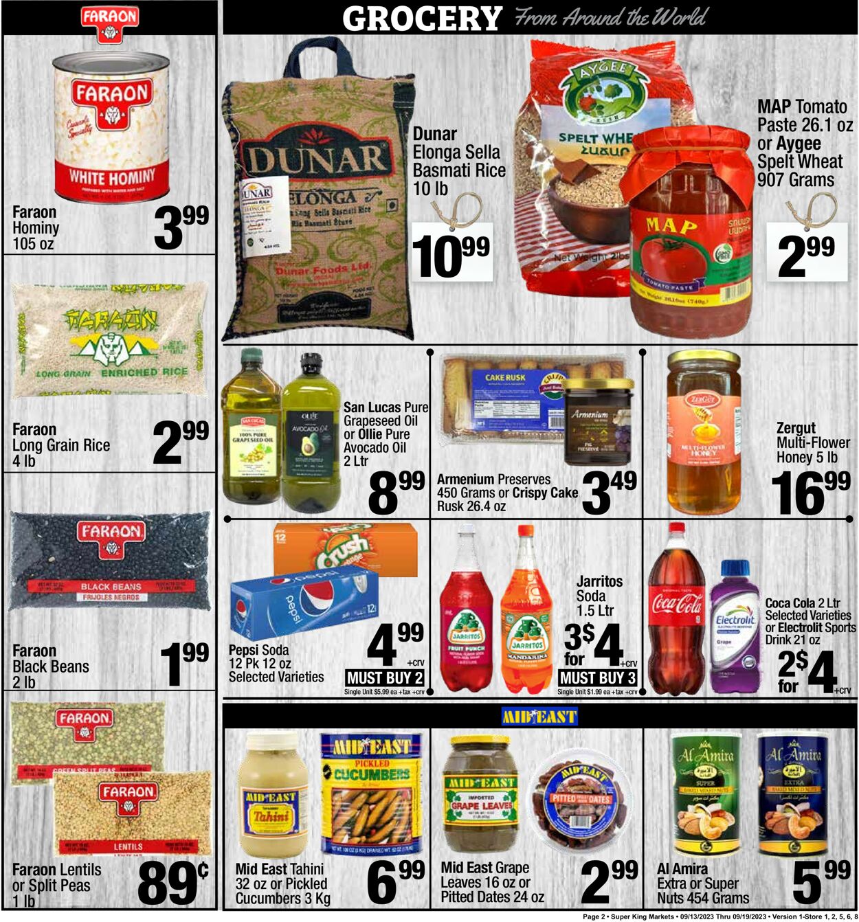 Catalogue Super King Market from 09/13/2023