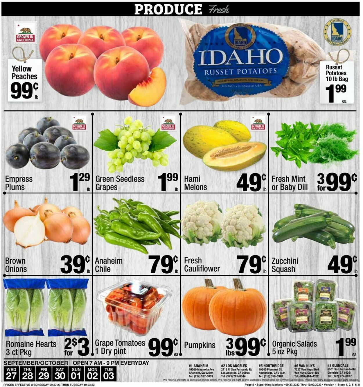 Catalogue Super King Market from 09/27/2023