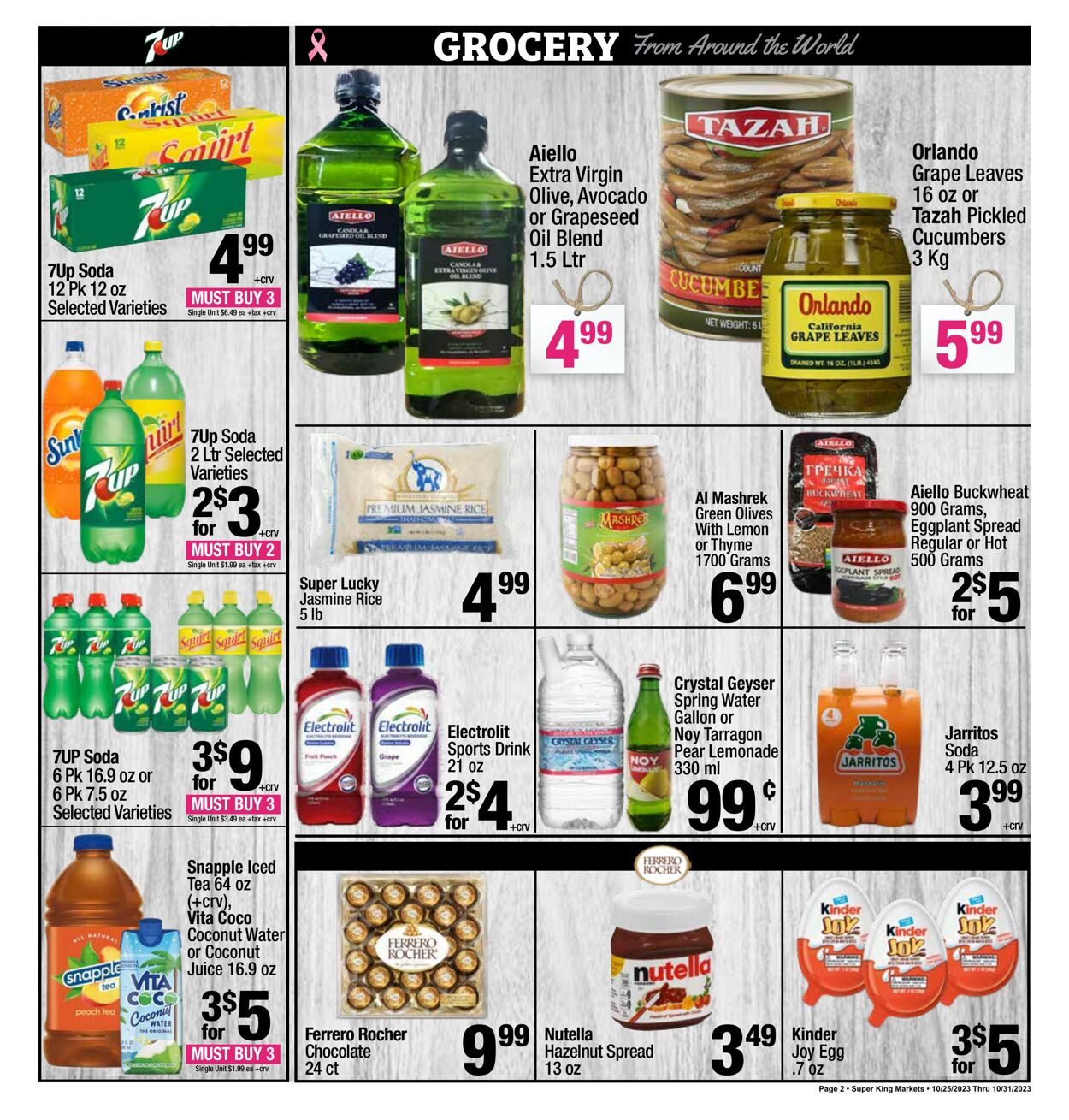 Catalogue Super King Market from 10/25/2023