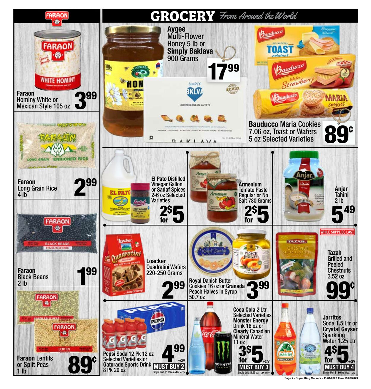 Catalogue Super King Market from 11/01/2023