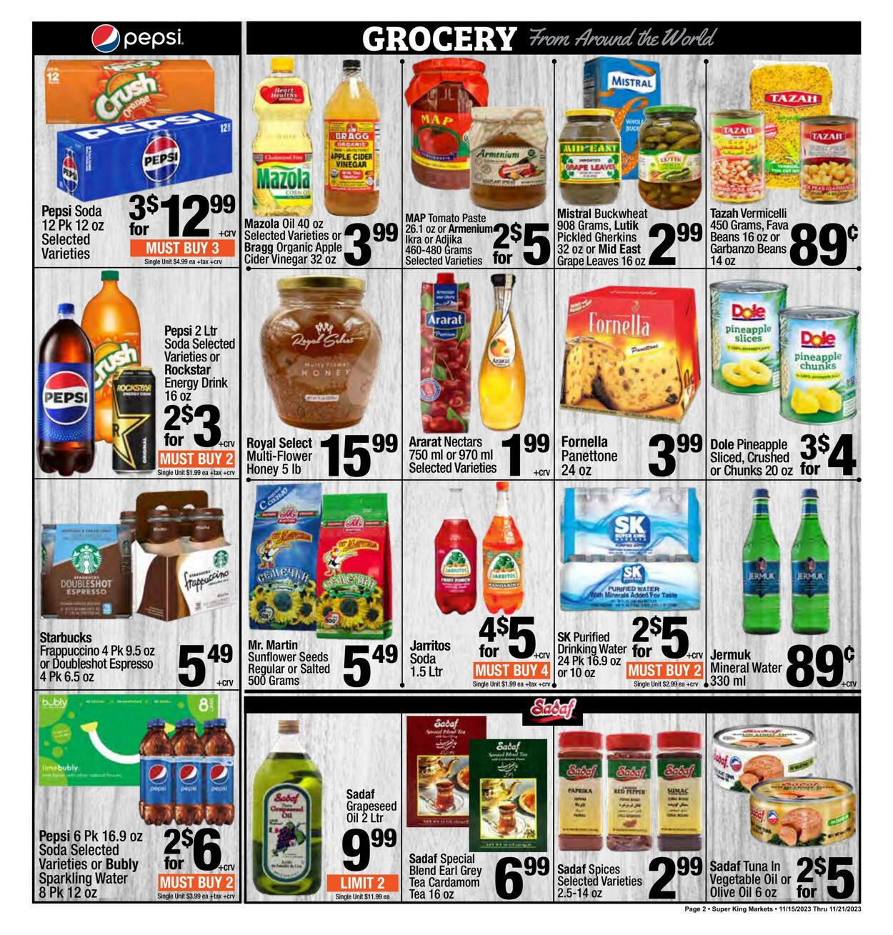 Catalogue Super King Market from 11/15/2023