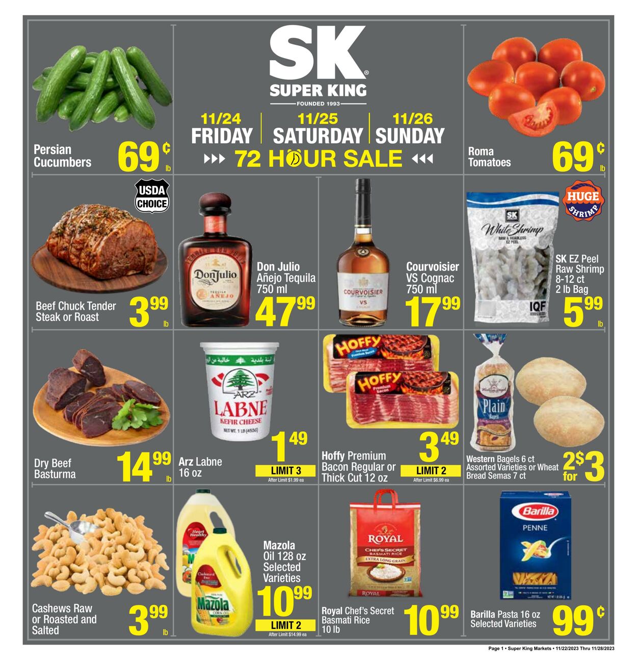 Catalogue Super King Market from 11/22/2023