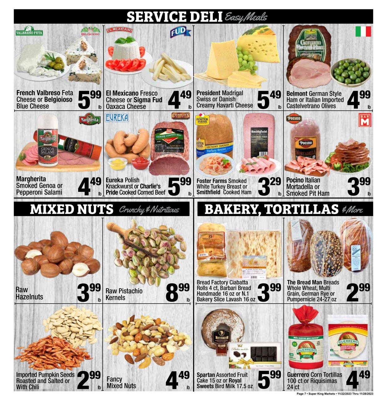 Catalogue Super King Market from 11/22/2023