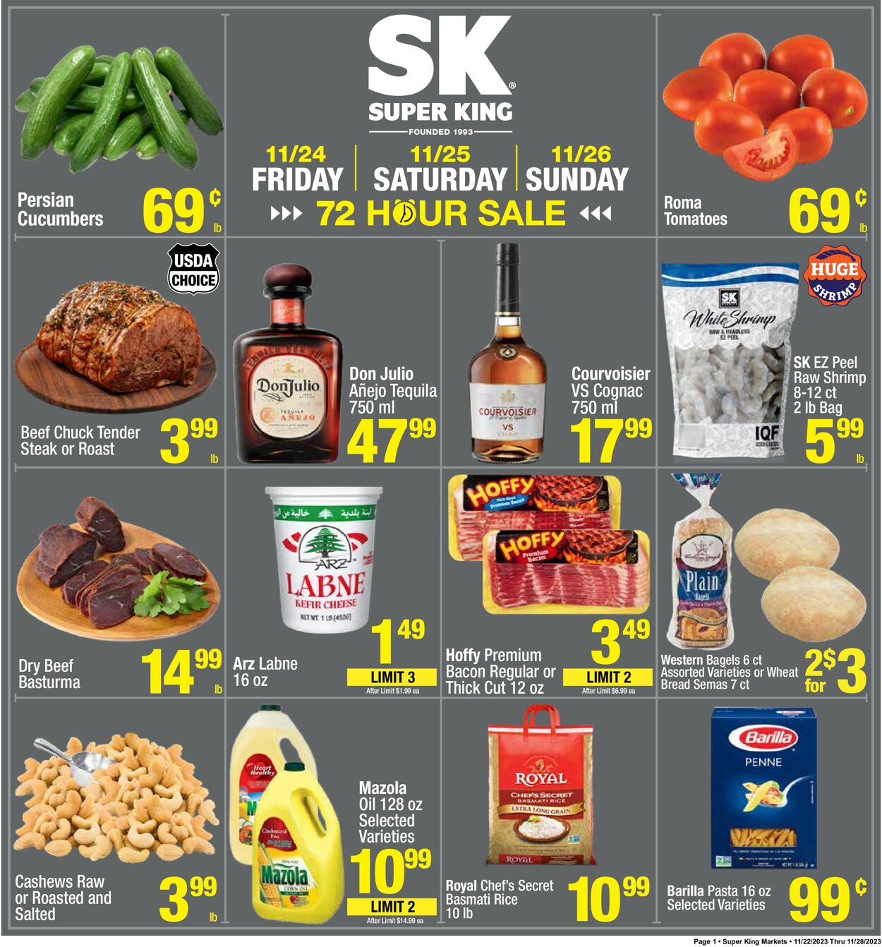 Catalogue Super King Market from 11/22/2023
