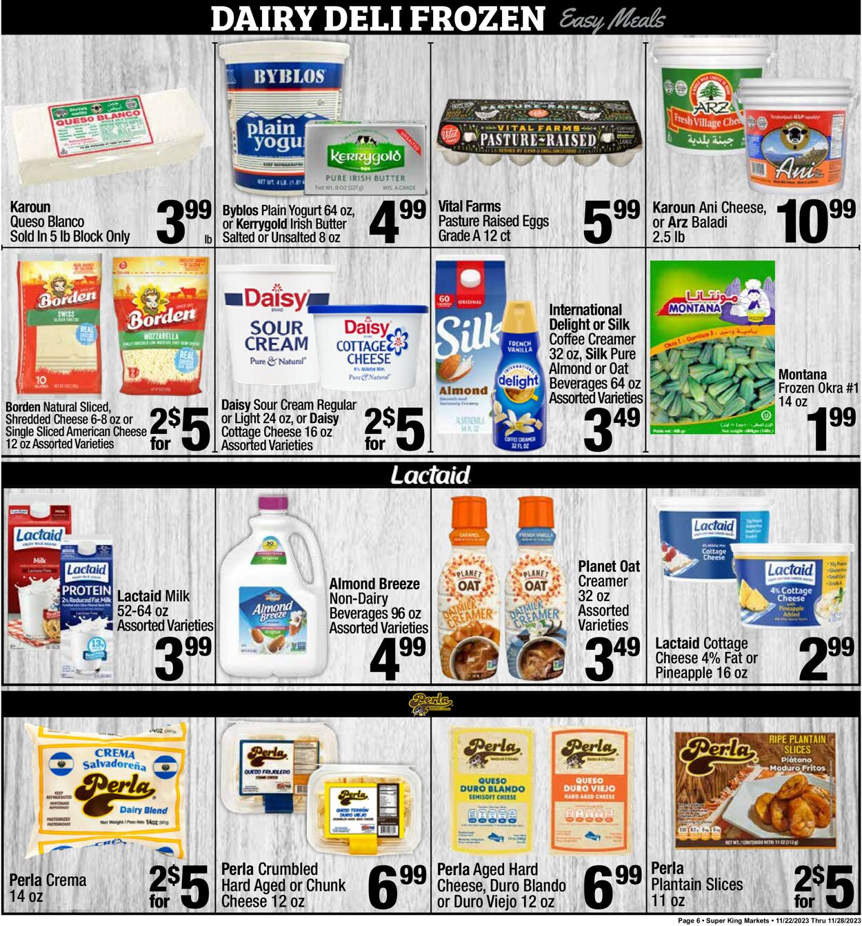 Catalogue Super King Market from 11/22/2023