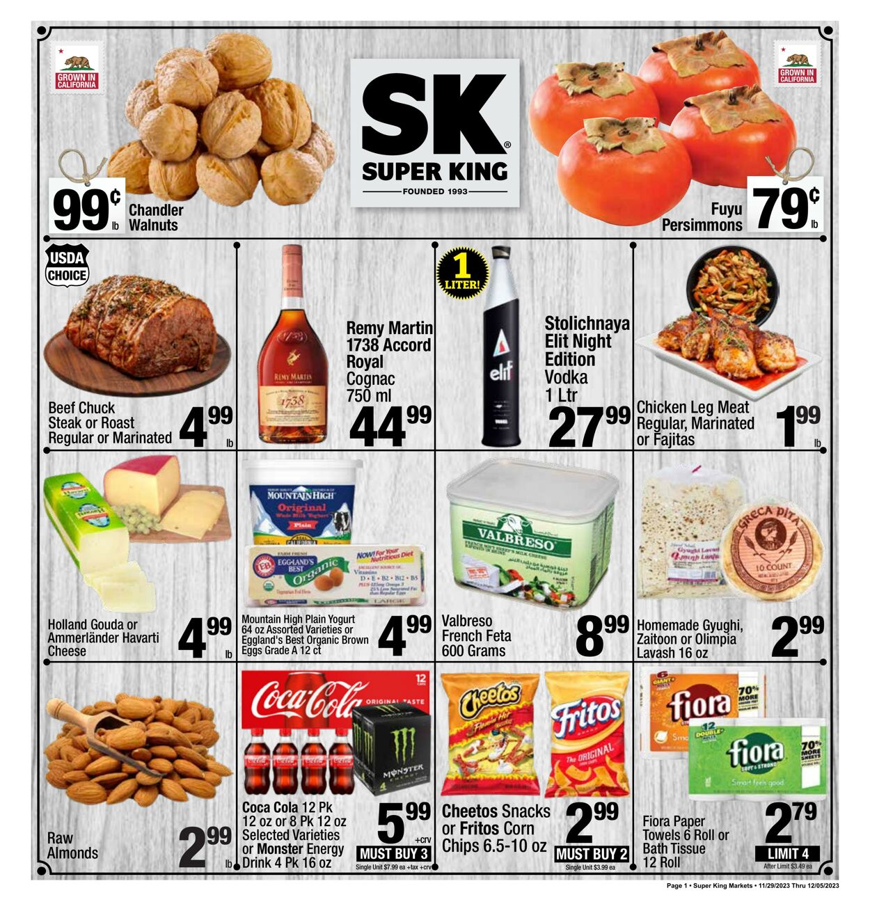 Catalogue Super King Market from 11/29/2023