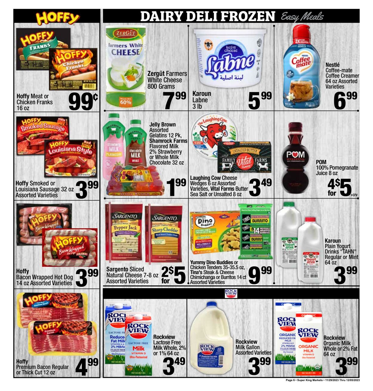 Catalogue Super King Market from 11/29/2023