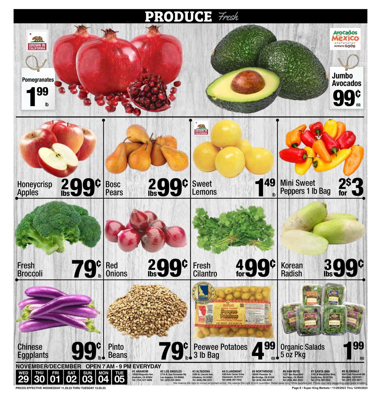 Catalogue Super King Market from 11/29/2023