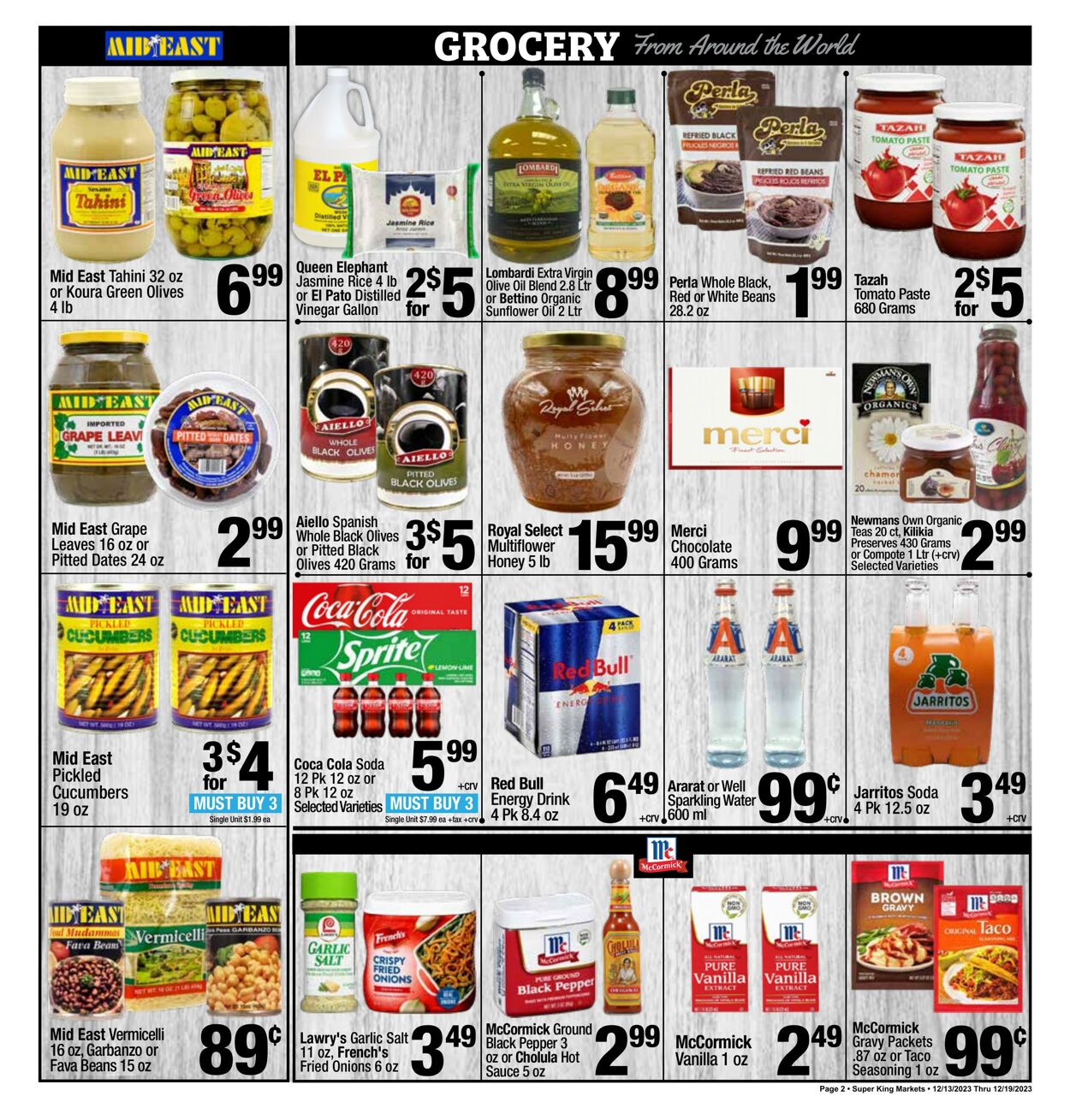 Catalogue Super King Market from 12/13/2023