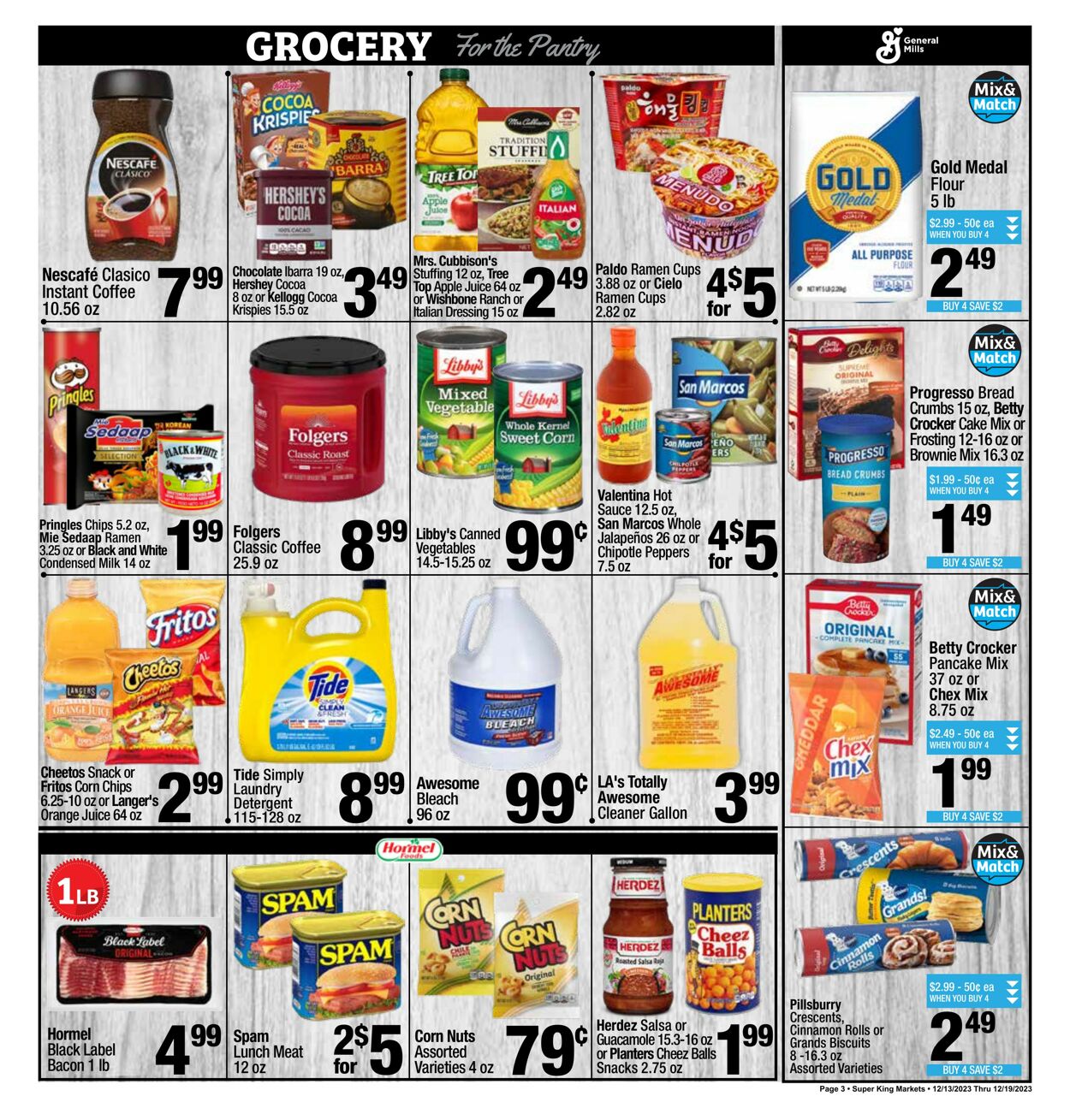 Catalogue Super King Market from 12/13/2023