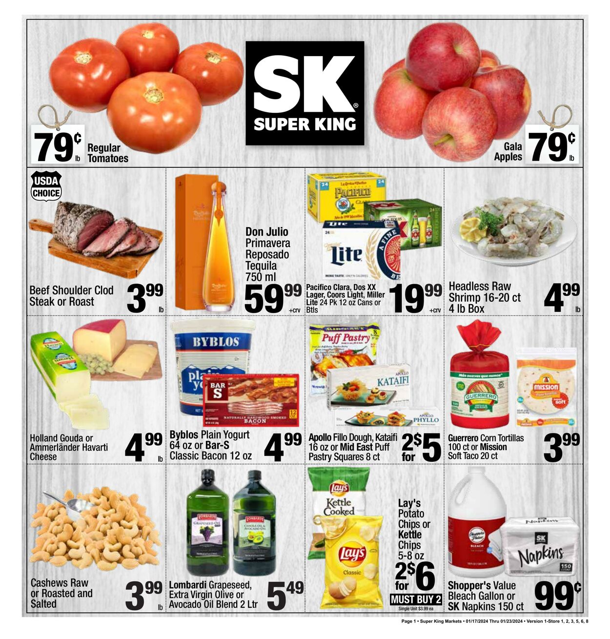 Catalogue Super King Market from 01/17/2024