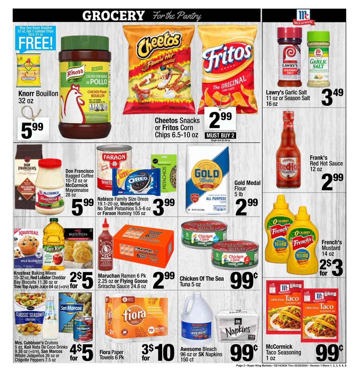 Catalogue Super King Market from 04/17/2024