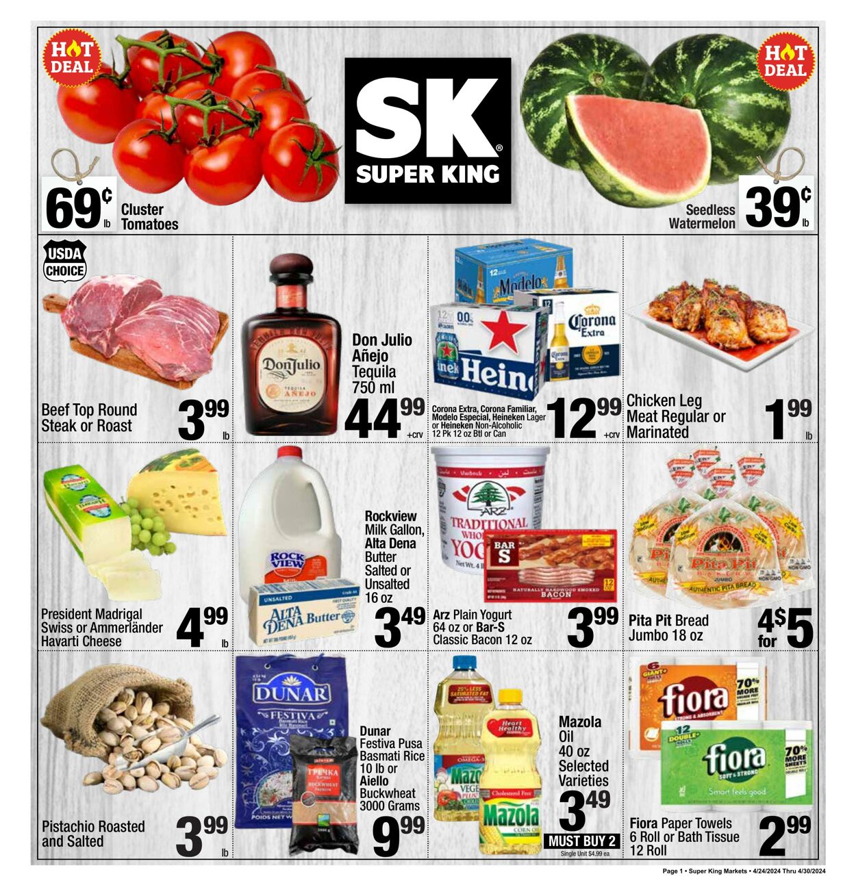 Catalogue Super King Market from 04/24/2024