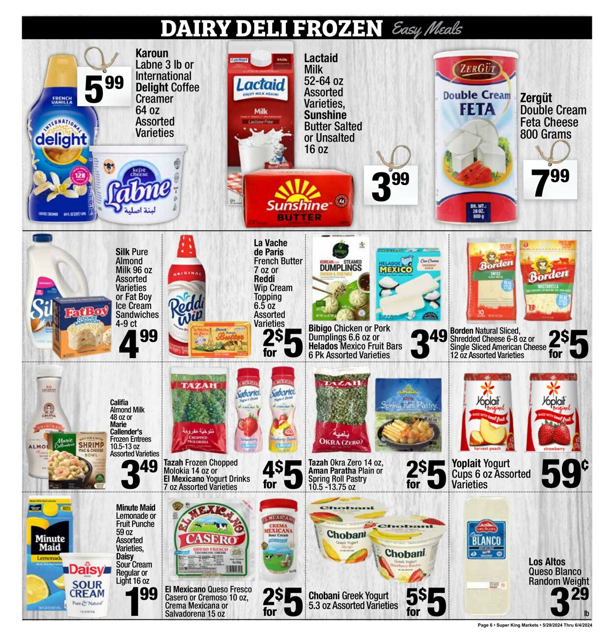 Catalogue Super King Market from 05/29/2024